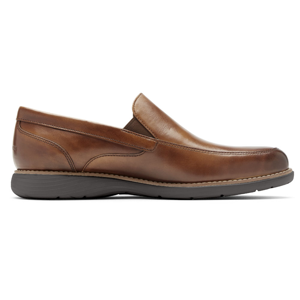 Rockport Mens Garett Venetian - Loafers Brown - UZN625147